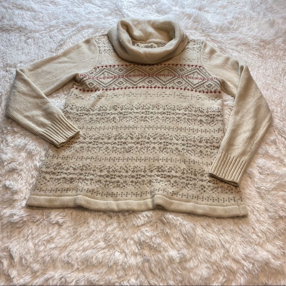 Aventura Cowl Neck Long Sleeve Sweater Size Large
